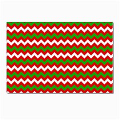 Christmas Paper Scrapbooking Pattern Postcards 5  X 7  (pkg Of 10) by Semog4