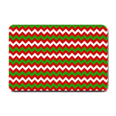 Christmas Paper Scrapbooking Pattern Small Doormat