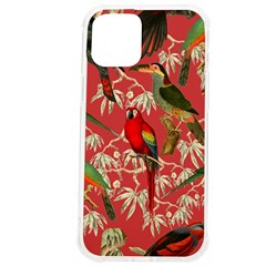 Vintage Tropical Birds Pattern In Pink Iphone 12 Pro Max Tpu Uv Print Case by CCBoutique