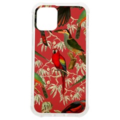 Vintage Tropical Birds Pattern In Pink Iphone 12 Mini Tpu Uv Print Case	 by CCBoutique