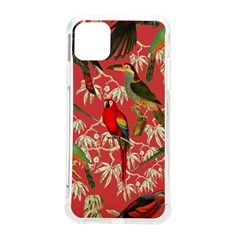 Vintage Tropical Birds Pattern In Pink Iphone 11 Pro Max 6 5 Inch Tpu Uv Print Case by CCBoutique