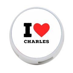 I Love Charles  4-port Usb Hub (two Sides) by ilovewhateva