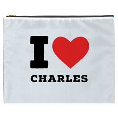 I Love Charles  Cosmetic Bag (xxxl) by ilovewhateva