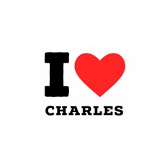 I Love Charles  Satin Wrap 35  X 70  by ilovewhateva