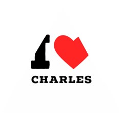 I Love Charles  Wooden Puzzle Triangle by ilovewhateva