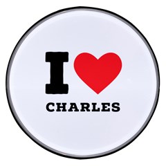 I Love Charles  Wireless Fast Charger(black) by ilovewhateva