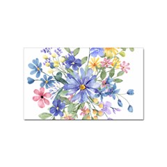 Flower Sticker (rectangular) by zappwaits