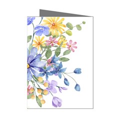 Flower Mini Greeting Cards (pkg Of 8)