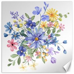 Flower Canvas 16  X 16  by zappwaits