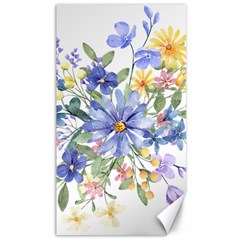 Flower Canvas 40  X 72  by zappwaits