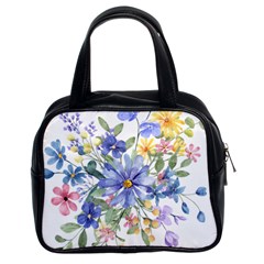 Flower Classic Handbag (two Sides) by zappwaits