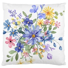 Flower Large Cushion Case (two Sides) by zappwaits