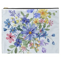 Flower Cosmetic Bag (xxxl) by zappwaits