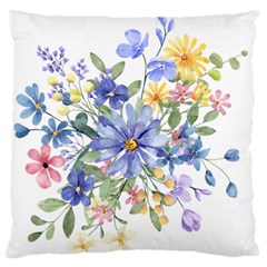 Flower Standard Premium Plush Fleece Cushion Case (two Sides) by zappwaits