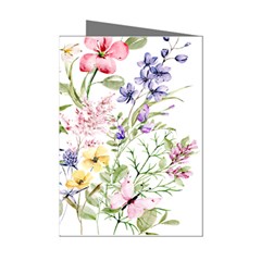 Bunch Of Flowers Mini Greeting Cards (pkg Of 8) by zappwaits