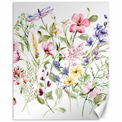 Bunch Of Flowers Canvas 11  X 14  by zappwaits