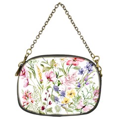 Bunch Of Flowers Chain Purse (two Sides) by zappwaits