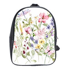 Bunch Of Flowers School Bag (large) by zappwaits