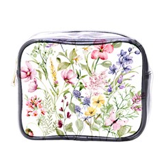 Bunch Of Flowers Mini Toiletries Bag (one Side) by zappwaits