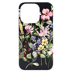 Bunch Of Flowers Iphone 14 Pro Black Uv Print Case