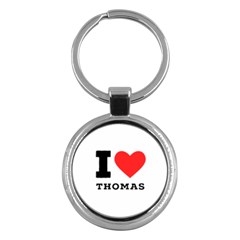 I Love Thomas Key Chain (round) by ilovewhateva