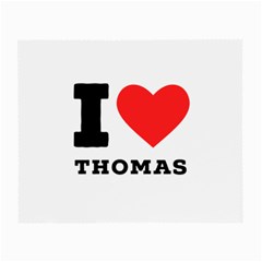 I Love Thomas Small Glasses Cloth (2 Sides) by ilovewhateva