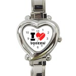 I love joseph Heart Italian Charm Watch Front