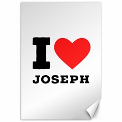 I Love Joseph Canvas 12  X 18  by ilovewhateva