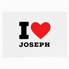 I Love Joseph Large Glasses Cloth (2 Sides) by ilovewhateva