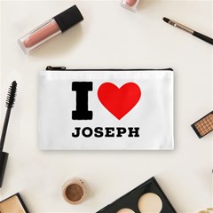 I Love Joseph Cosmetic Bag (small) by ilovewhateva