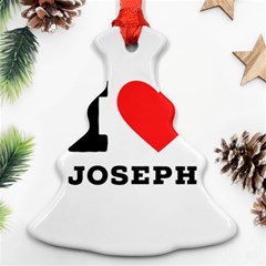 I Love Joseph Christmas Tree Ornament (two Sides) by ilovewhateva