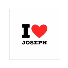 I Love Joseph Square Satin Scarf (30  X 30 ) by ilovewhateva