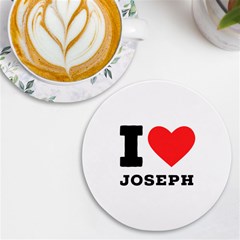 I Love Joseph Uv Print Round Tile Coaster by ilovewhateva