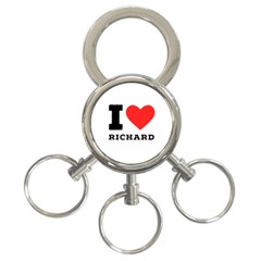 I Love Richard 3-ring Key Chain by ilovewhateva