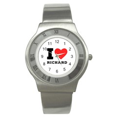 I Love Richard Stainless Steel Watch by ilovewhateva