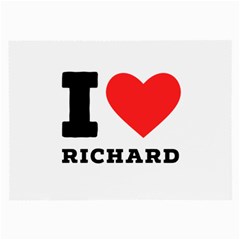 I Love Richard Large Glasses Cloth (2 Sides) by ilovewhateva