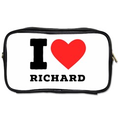 I Love Richard Toiletries Bag (two Sides) by ilovewhateva