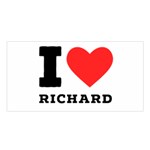 I love richard Satin Shawl 45  x 80  Front