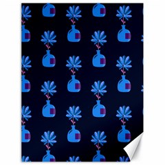 Flower Vase Pattern Canvas 18  X 24  by Ravend