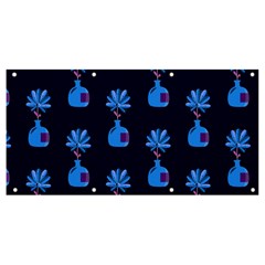 Flower Vase Pattern Banner And Sign 8  X 4  by Ravend