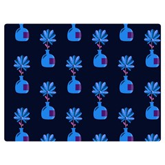 Flower Vase Pattern Premium Plush Fleece Blanket (extra Small) by Ravend