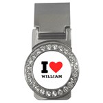 I love william Money Clips (CZ)  Front