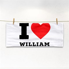 I Love William Hand Towel by ilovewhateva