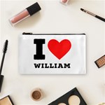 I love william Cosmetic Bag (Small) Front