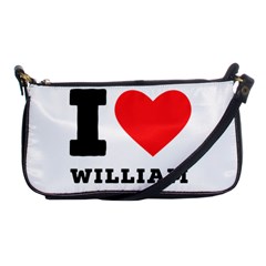 I Love William Shoulder Clutch Bag by ilovewhateva