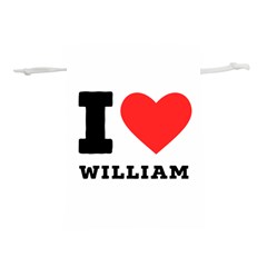 I Love William Lightweight Drawstring Pouch (s) by ilovewhateva