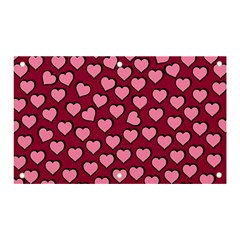 Pattern Pink Abstract Heart Love Banner and Sign 5  x 3 