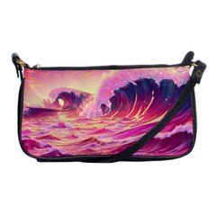 Wave Waves Ocean Sea Shoulder Clutch Bag by Ravend