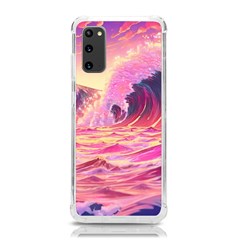 Wave Waves Ocean Sea Samsung Galaxy S20 6 2 Inch Tpu Uv Case by Ravend