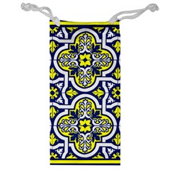 Tiles Panel Decorative Decoration Traditional Pattern Jewelry Bag by Ravend